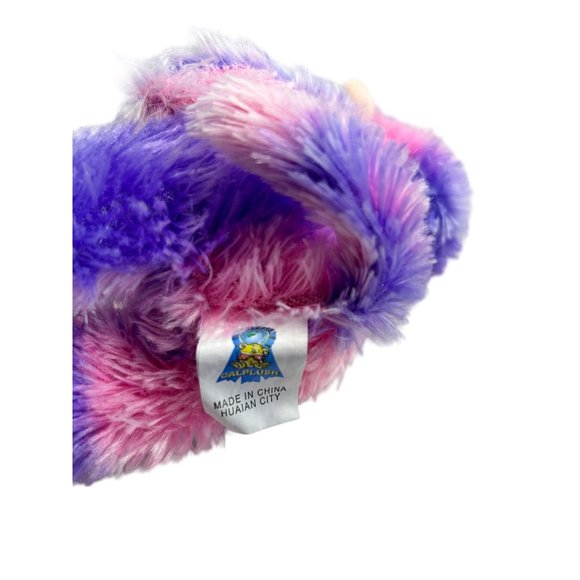 Calplush Monkey Chimp Glass Eyes Nose Pink Purple 7"  Plush Stuffed Animal - Picture 6 of 8